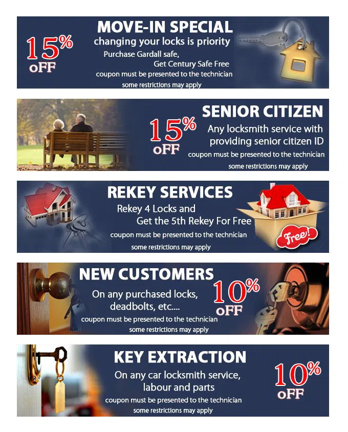 Locksmith Master Shop Chicago, IL 312-288-7670 - coupon21-set-five